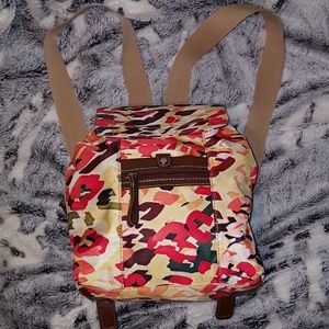 Nine West multicolor small backpack purse